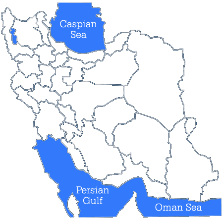 Iran, map